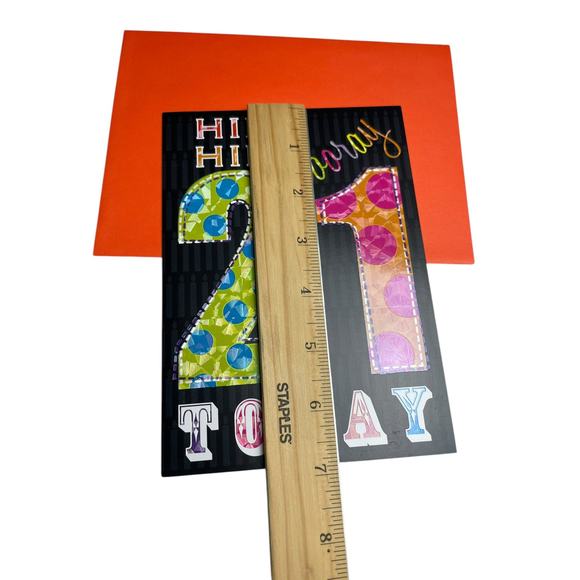 Birthday Card 21st Design Design USA Made Celebration Milestone 5 cards for $15 - Picture 5 of 7